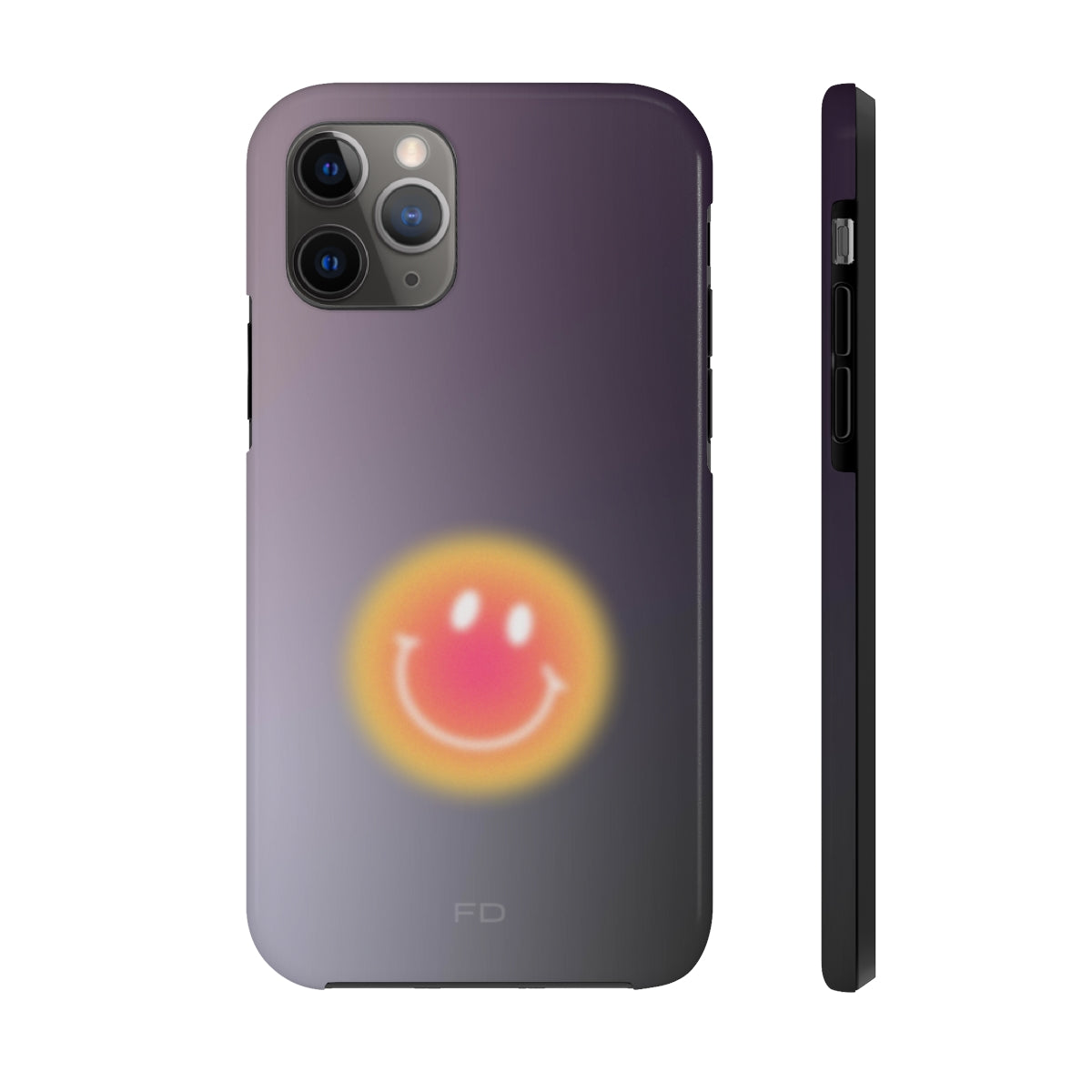 Smiley Face Touch Case for iPhone with Wireless Charging