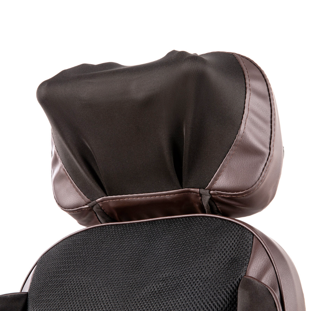 Premium Heated Massage Seat Pad with Extended Leg Massager