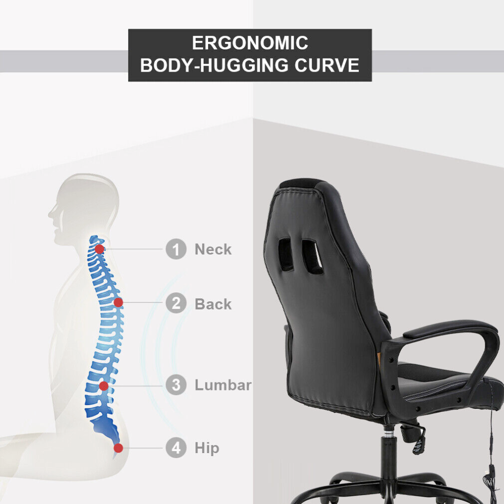 Ergonomic Office & Gaming Massage Chair