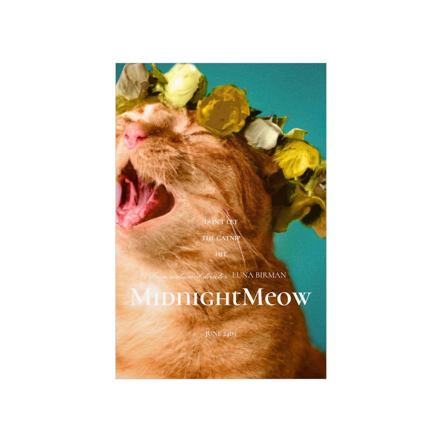 Midnight Meow Cat Movie Poster