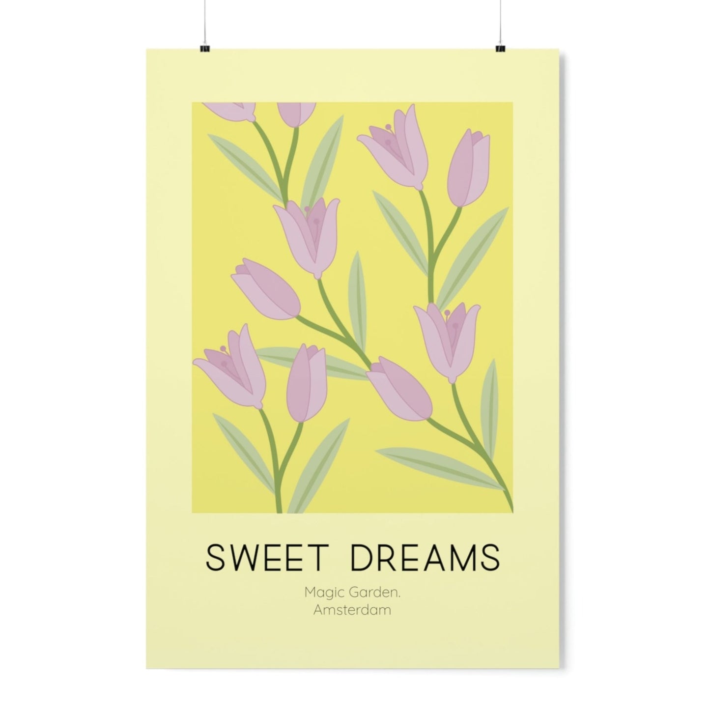 Sweet Dreams Tulip Poster