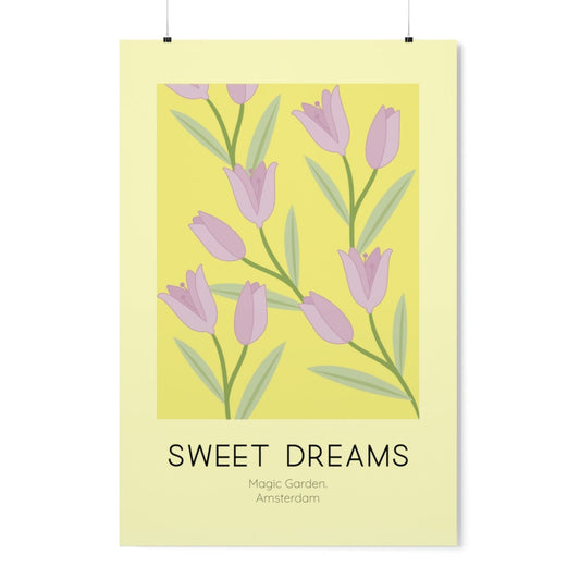 Sweet Dreams Tulip Poster