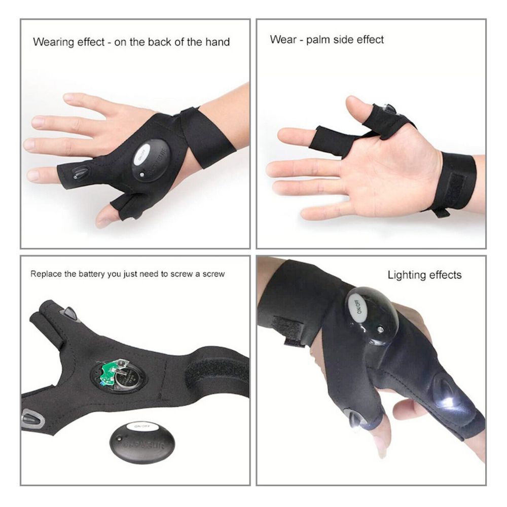 Flash Light LED Gloves Multipurpose – Onetify
