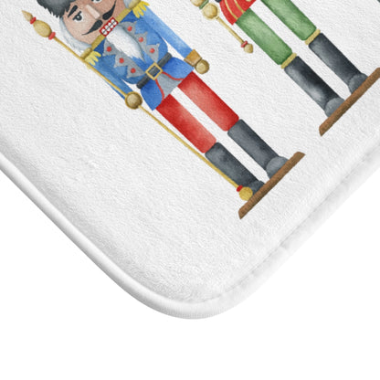 Holiday Nutcracker Toy Soldiers Bath Mat Home Accents