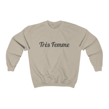 Load image into Gallery viewer, Womens Logo Tre Femme Crewneck Sweatshirt

