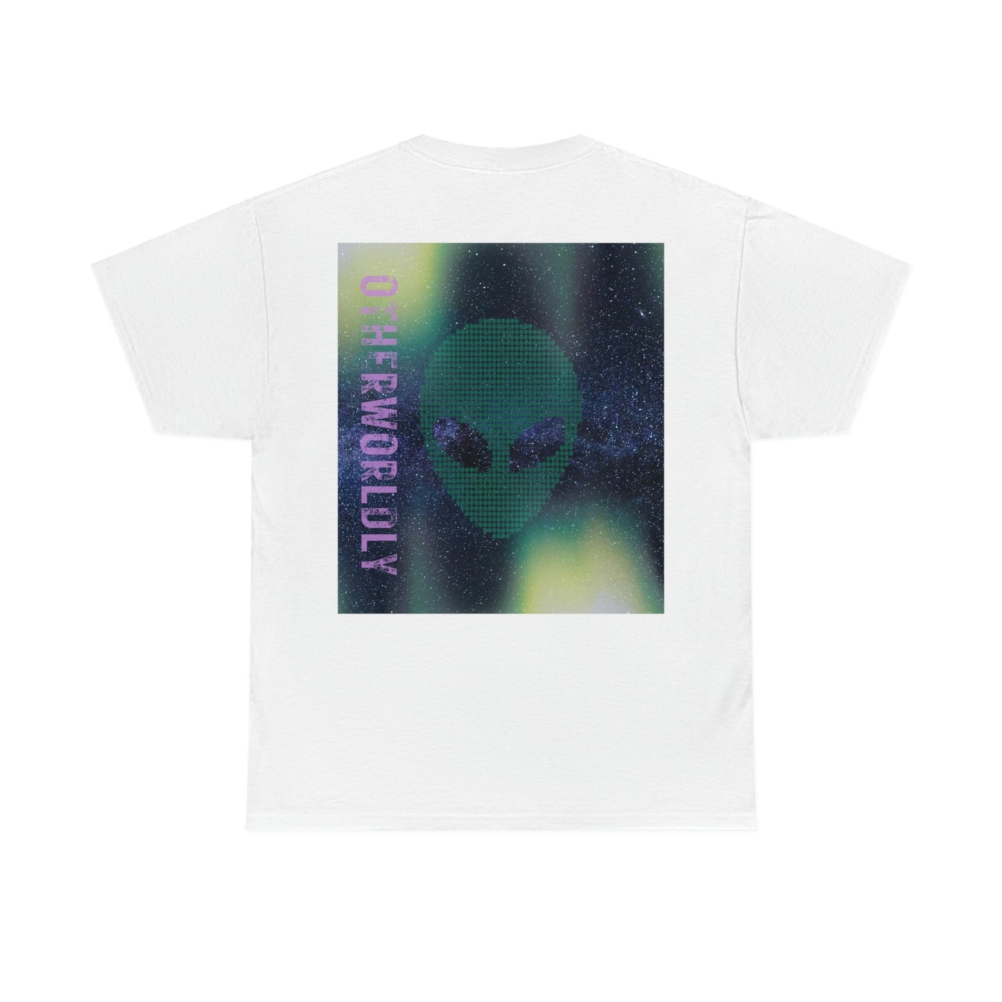 Alien Back Print Graphic T-Shirt