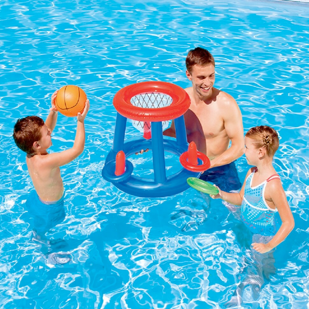 Inflatable Swimming Pool Basket Ball Set