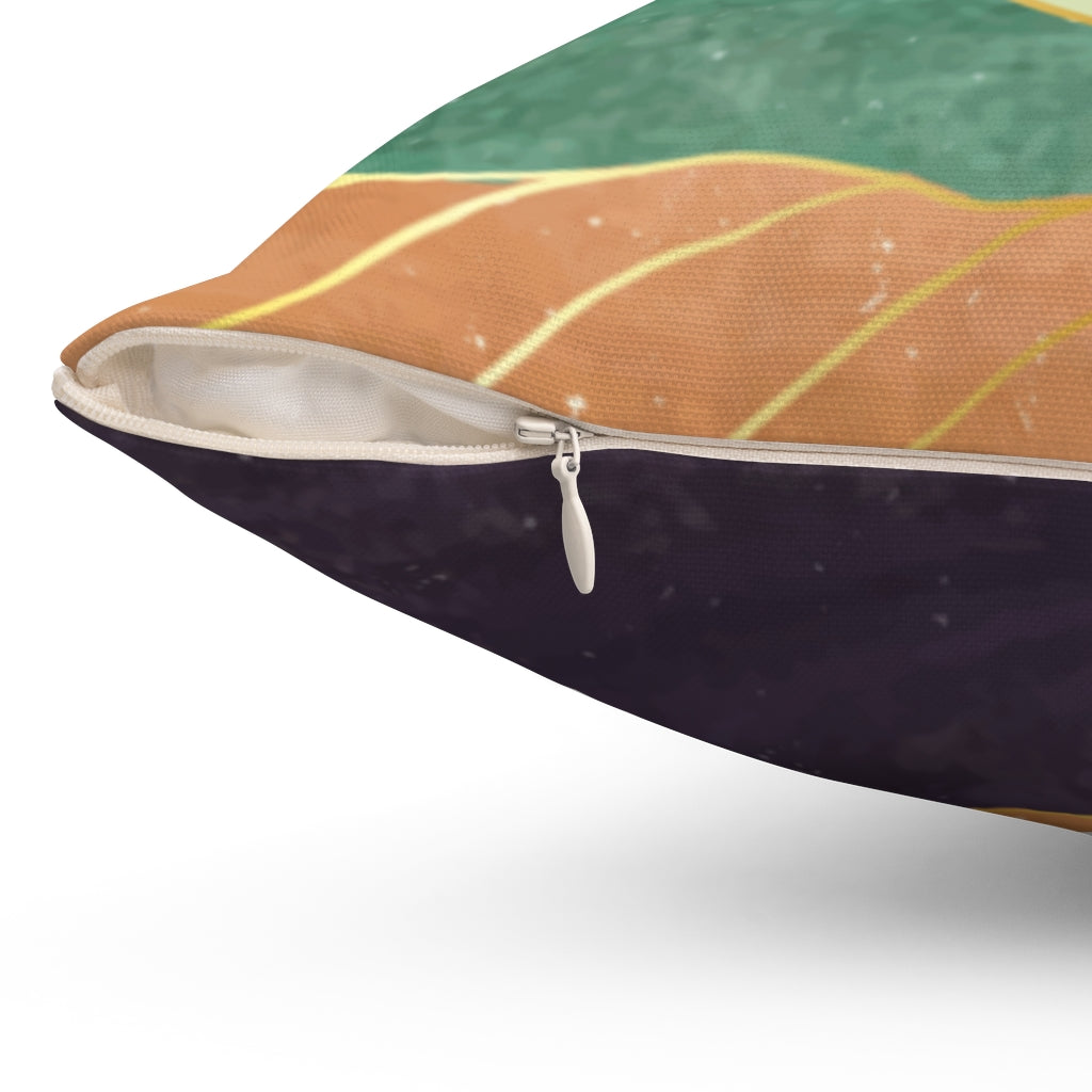 Tranquil Mountain Square Pillow - 4 Sizes