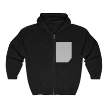 Load image into Gallery viewer, Mens Faux Gray Pocket Heavy Blend Zip Up Hoodie
