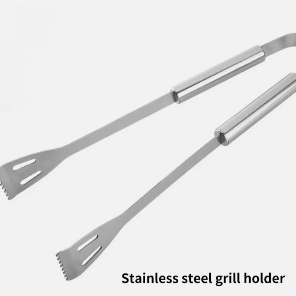 3 PCS Stainless Steel BBQ Grill Utensils Set