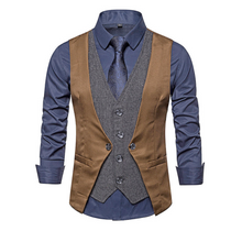 Load image into Gallery viewer, Mens Formal Daul Layer Vest
