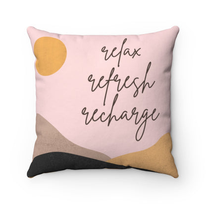Relax, Refresh, Recharge Home Decoration Accents - 4 Sizes