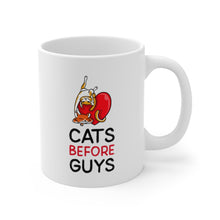 Load image into Gallery viewer, Cats Before Guys Mug
