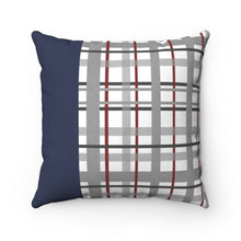 Load image into Gallery viewer, Gray Plaid Design Cushion Home Decoration Accents - 4 Sizes
