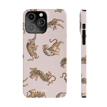 Load image into Gallery viewer, Leopard with Roses Slim Case for iPhone
