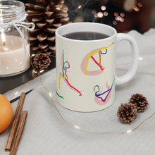 Load image into Gallery viewer, Stick Figure Yoga Poses Coffee Tea Mug
