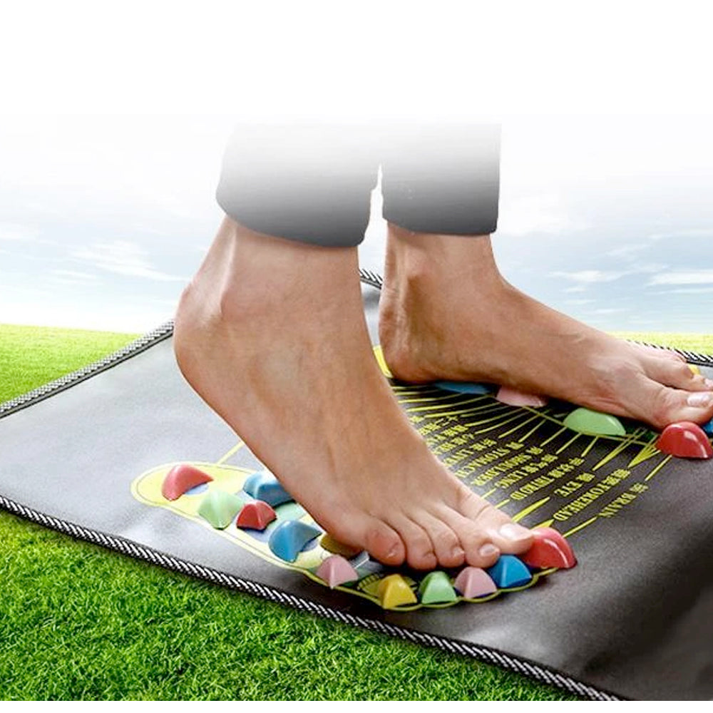 Colorful Pebble Foot Massage Health Mat