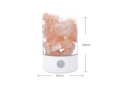 Night Light Natural Himalayan Salt Lamp Air Purifier USB