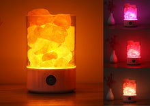 Load image into Gallery viewer, Night Light Natural Himalayan Salt Lamp Air Purifier USB
