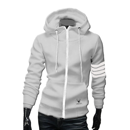 Mens Hoodie with Narrow Band Design