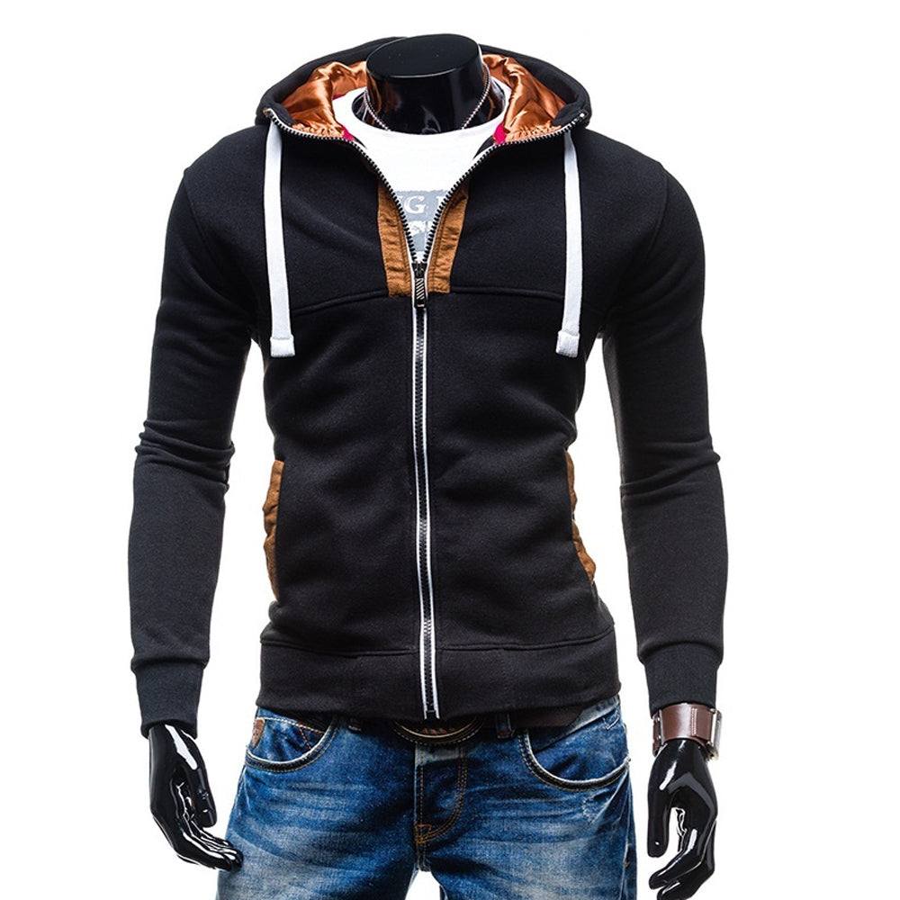 Men's Casual Zipped Up Hoodie Jacket – Onetify