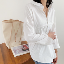 Load image into Gallery viewer, Womens Relaxed Fit Longline Shirt
