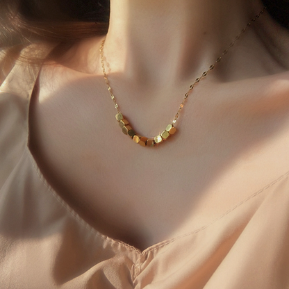Womens Necklace with Cubes