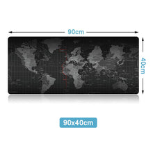 Load image into Gallery viewer, Ninja Dragon Gaming Large Mouse Pad Anti Slip with World Map
