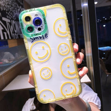 Load image into Gallery viewer, Smiley Face Clear Case for iPhone
