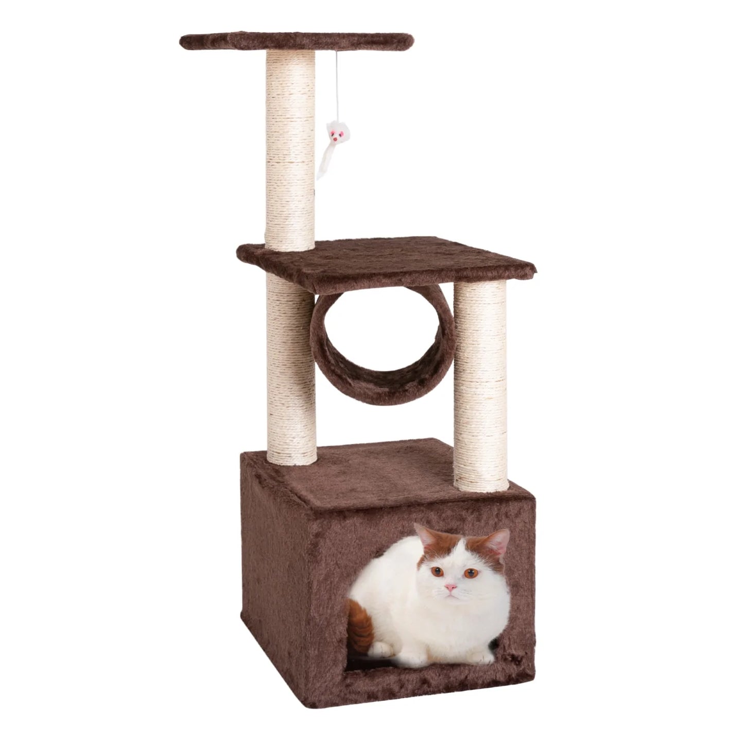 Sisal Rope Plush Cat Climbing Tower
