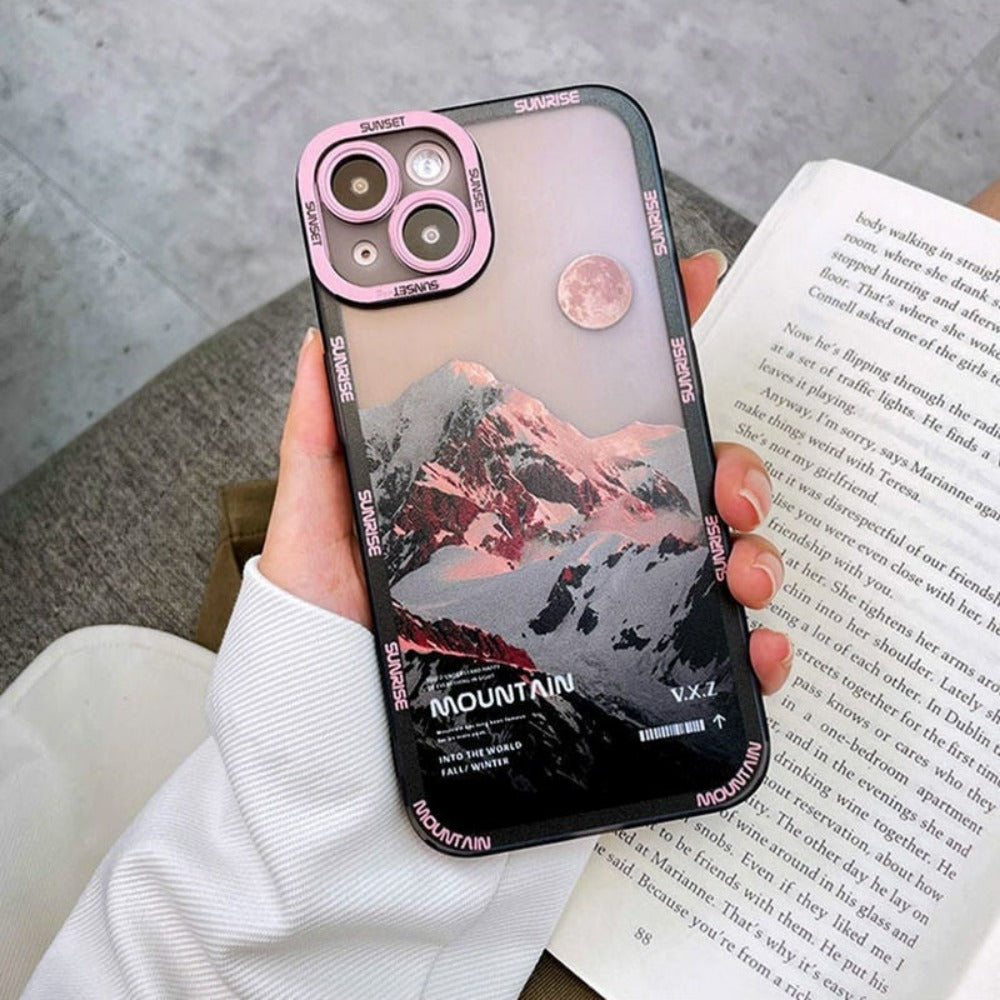 Snow Moutain Theme Phone Case For iPhone