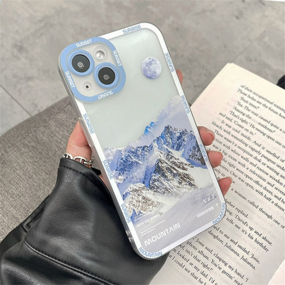 Snow Moutain Theme Phone Case For iPhone
