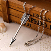 Load image into Gallery viewer, Unisex Long Necklace With Arrow Pendant
