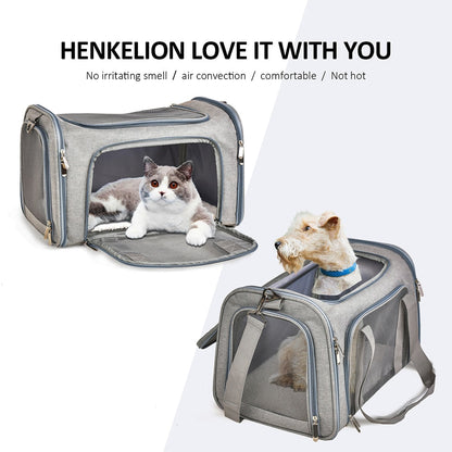 Breahtable Shoulder Pet Carry Travel Bag