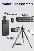 Load image into Gallery viewer, Dragon 36X Mobile Phone Lens Kit With Tripod
