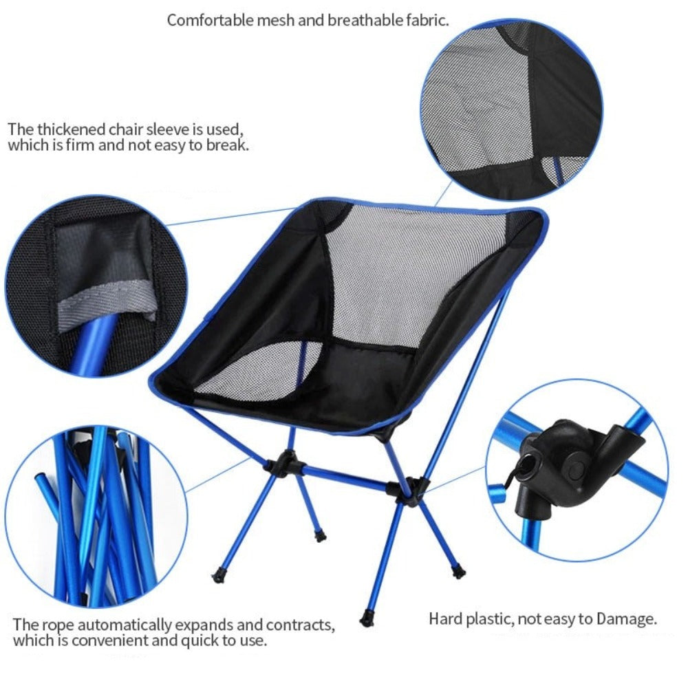 Lightweight Foldable Outdoor Moon Chair