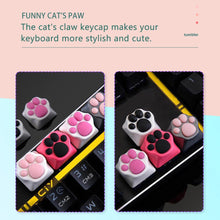 Load image into Gallery viewer, Silicone Cat Pawl Keycap
