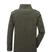 Load image into Gallery viewer, Mens Stand Collar Military Style Jacket
