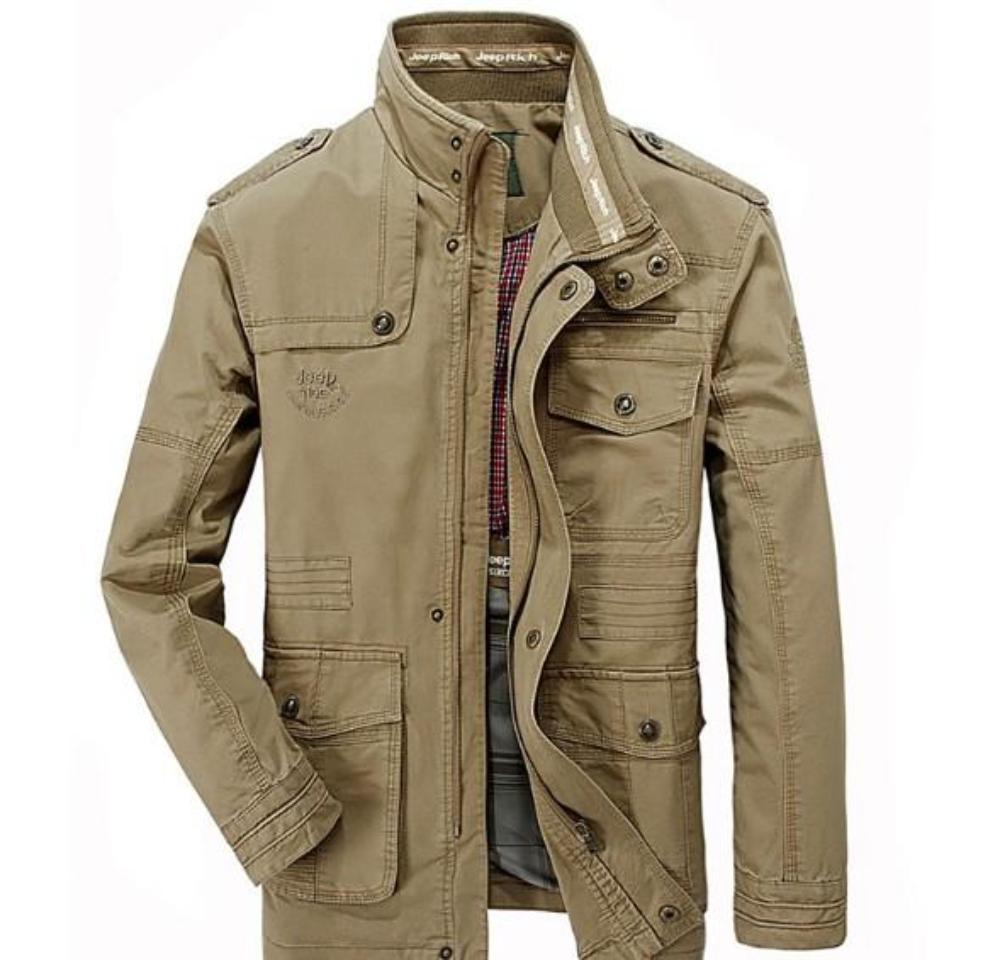 Mens Stand Collar Military Style Jacket – Onetify