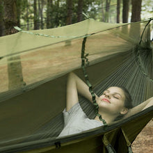 Load image into Gallery viewer, Camping Outdoor Hammocks with Mosquito Net Portable
