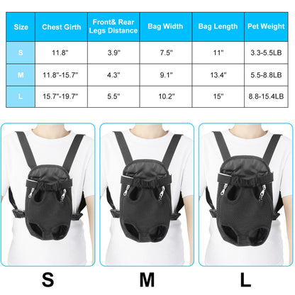 Small Pet Travel Backpack for Dogs & Cats