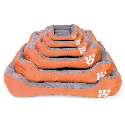 Plush Pet Dog Cat Fleece Bed Pad - 6 Sizes