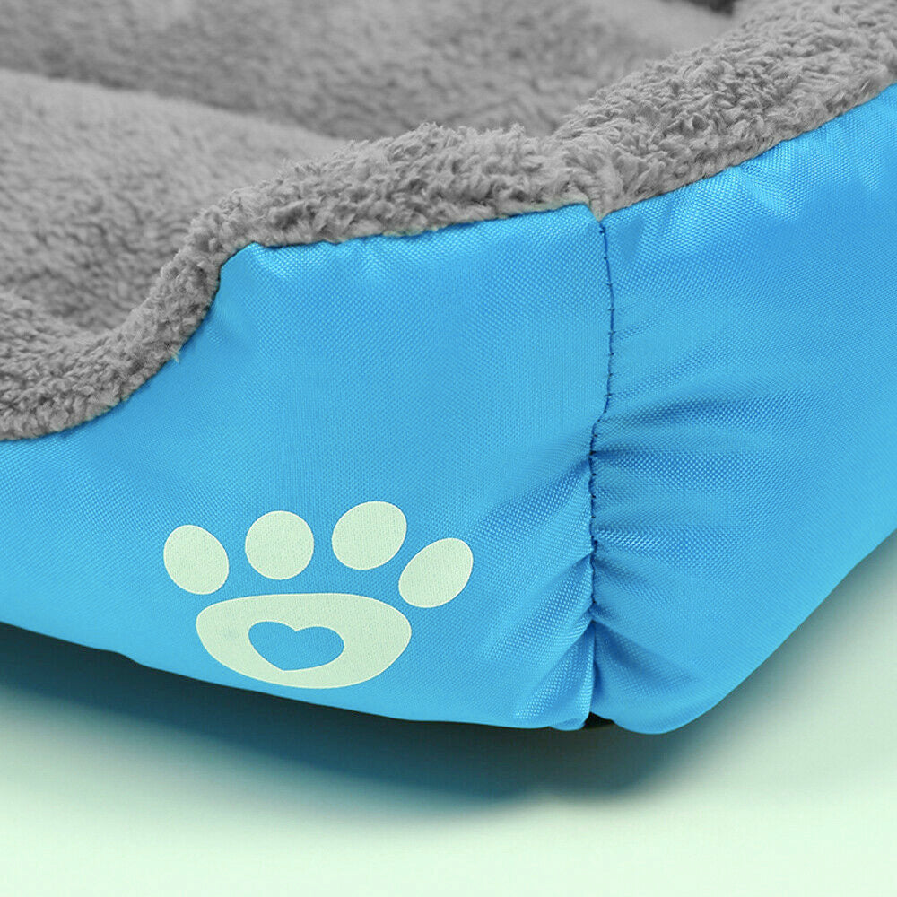 Plush Pet Dog Cat Fleece Bed Pad - 6 Sizes