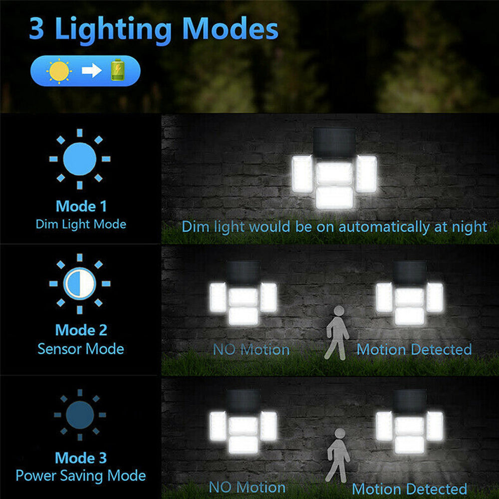 Outdoor Solar LED Lights with Motion Sensor