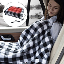 Load image into Gallery viewer, Electric Warming Fleece Throw Blanket for Car
