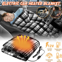 Load image into Gallery viewer, Electric Warming Fleece Throw Blanket for Car

