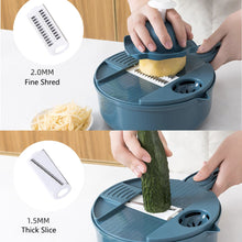 Load image into Gallery viewer, Vegetable Slicer 12 in 1 Multiuse Kitchen Grater
