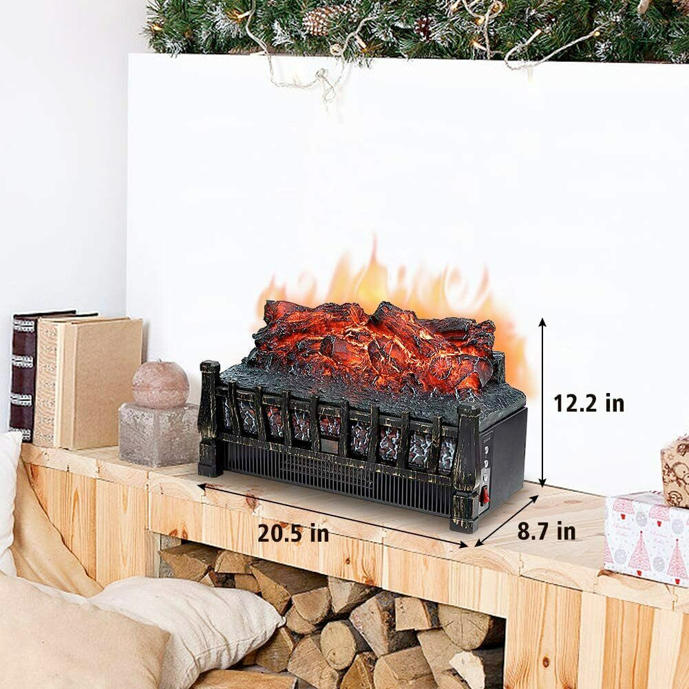 Fireplace with Flames Theme Electric Heater
