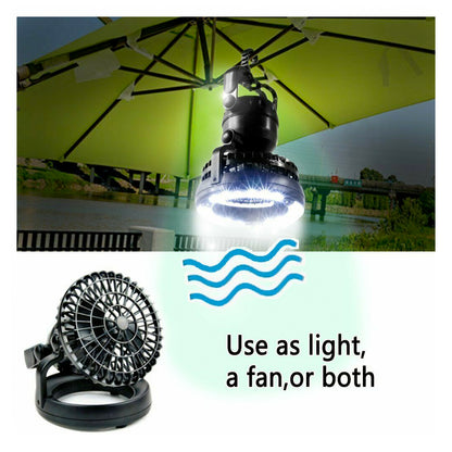 Portable Hanging Camping Light and Fan