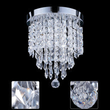 Load image into Gallery viewer, Crystal Chandelier with Hanging Center Ball Fixture Lighting
